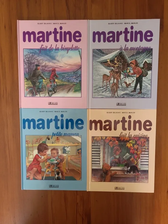 Lot 4 livres martine
