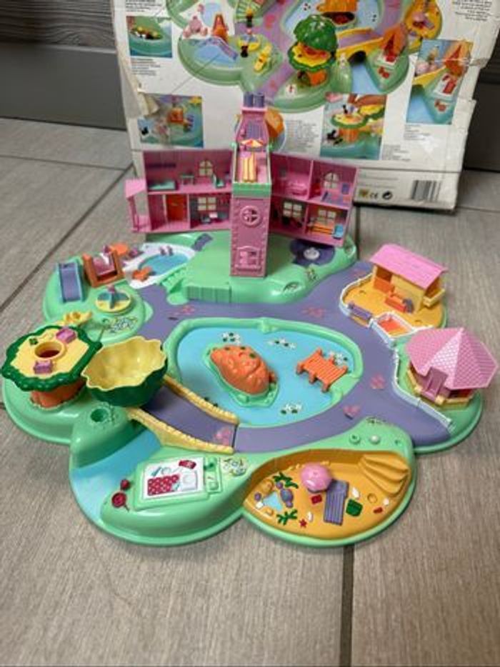 Polly Pocket Dream World 1991 Manoir Fantaisie avec boîte d’origine (sans figurines) - photo numéro 9