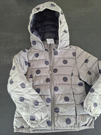 manteau 4 ans okaidi gris à pois
