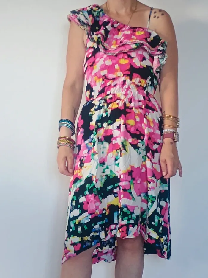 Robe longue H&M multicolore ete