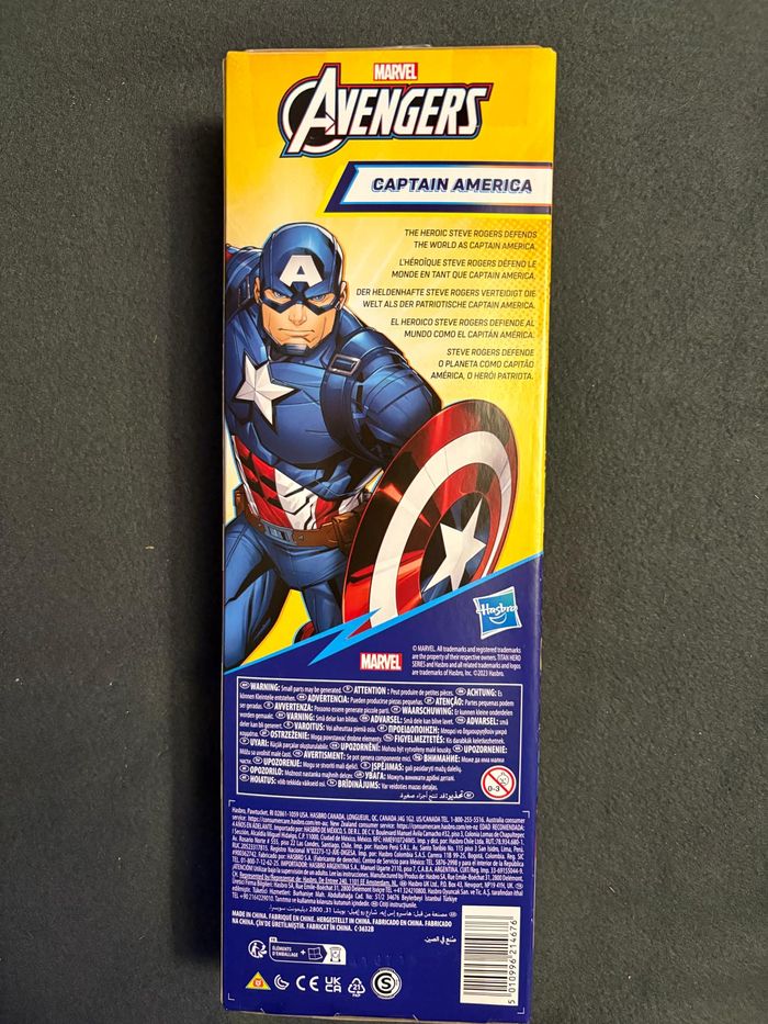 Marvel Avengers Titan Hero Series, Figurine Captain America de 30 cm - photo numéro 2