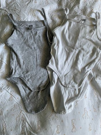 Lot bodies bretelles 