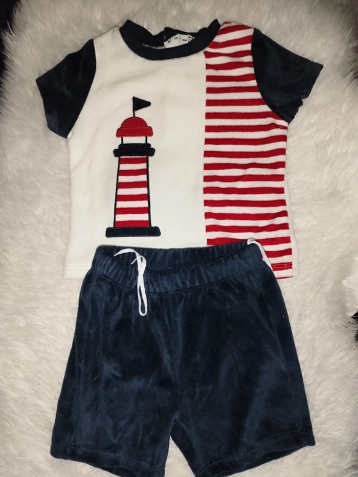 Ensemble pyjama velours bébé