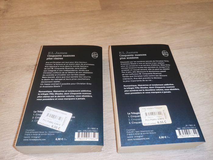 Lot livres Cinquante nuances (de Grey) - photo numéro 2
