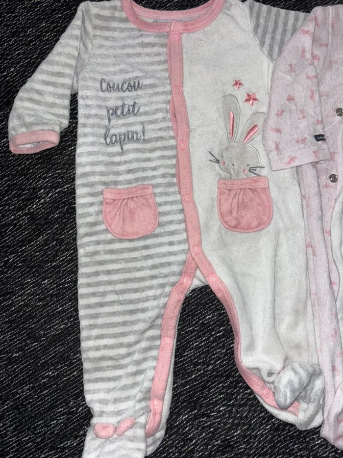 Lot de 2 pyjamas lapin - photo numéro 2