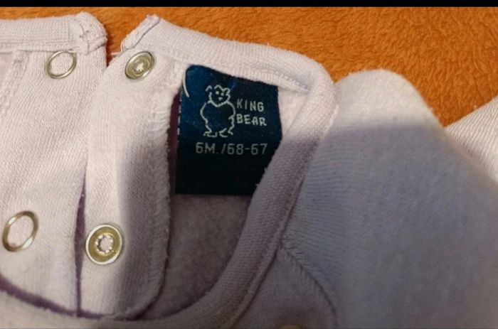 Ensemble Bébé 6 Mois (Haut + Bas) Chaud - King Bear Rose Pâle - photo numéro 8