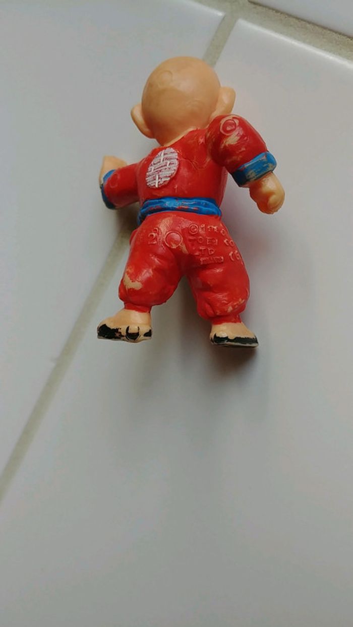 Tres ancienne figurine Krilin Dragon Ball Toei 1986 kuririn - photo numéro 2
