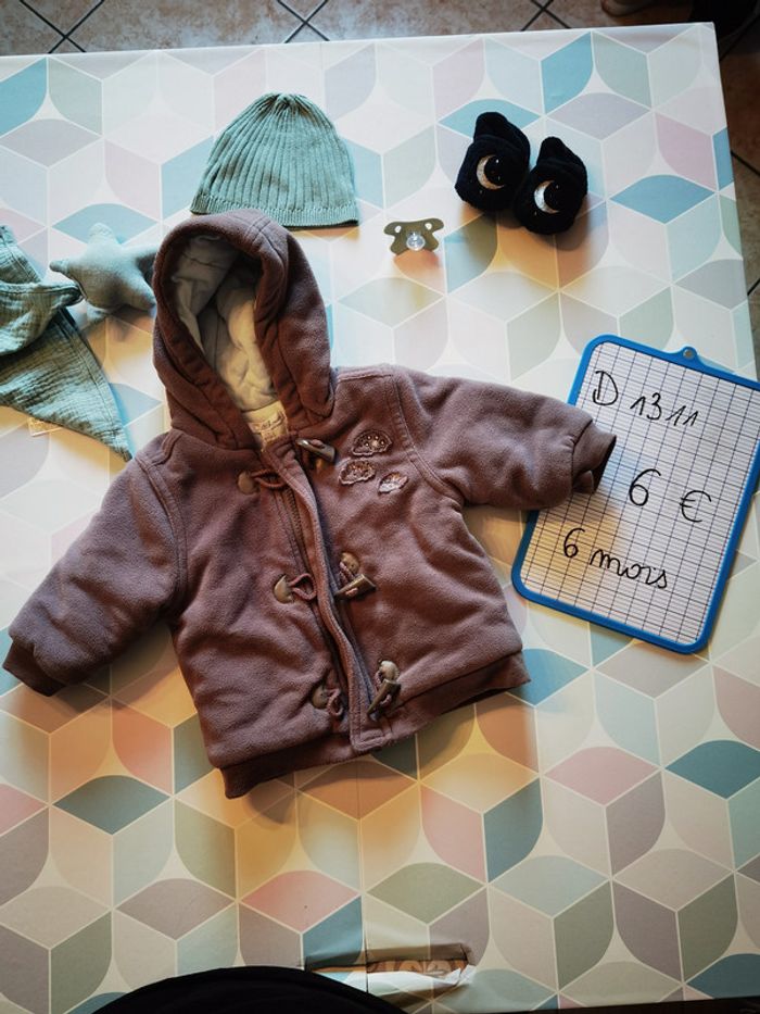 D1311 - manteau garçon 6 mois - photo numéro 2