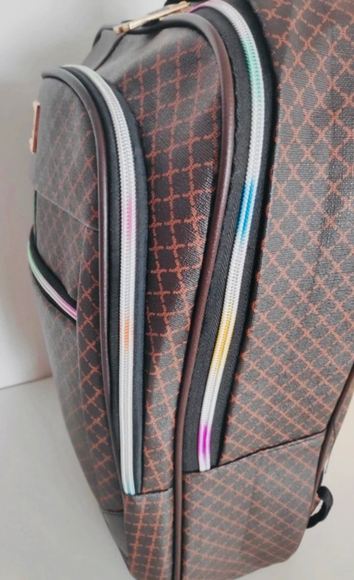 Sac à dos marron unisexe - photo numéro 3