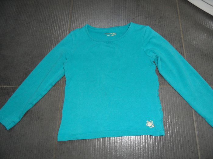 T-shirt uni m. longues Fille Orchestra, T. 6 ans