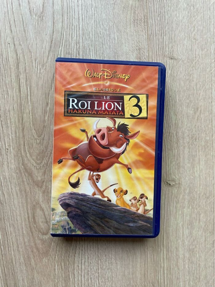 Disney Le Roi Lion 3 : Hakuna Matata Cassette Vidéo VHS Vintage Cinéma Collection Exclusive