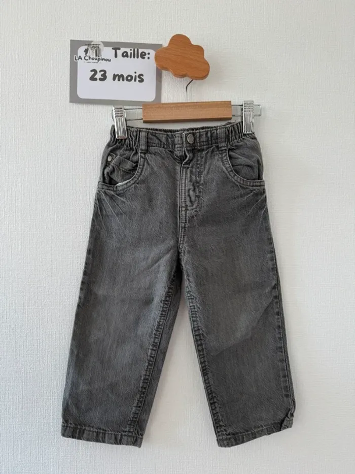 Jean gris - taille 23 mois 🌼