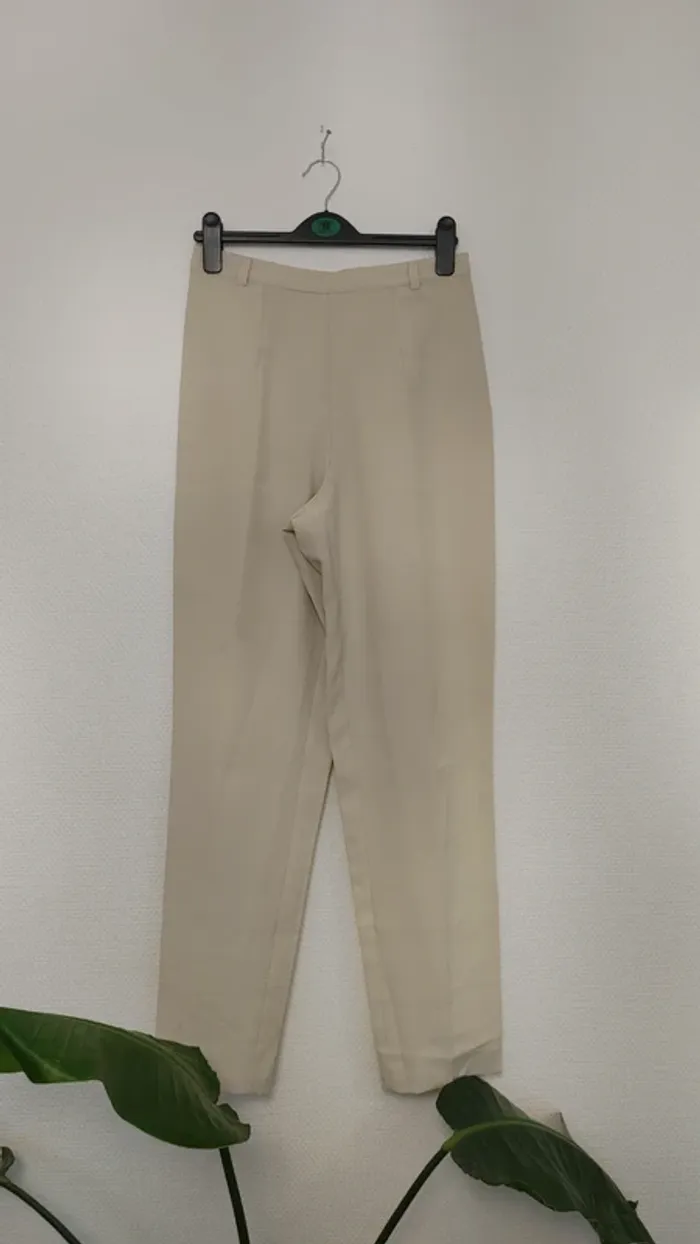 Pantalon cigarette vintage taille haute - photo numéro 2