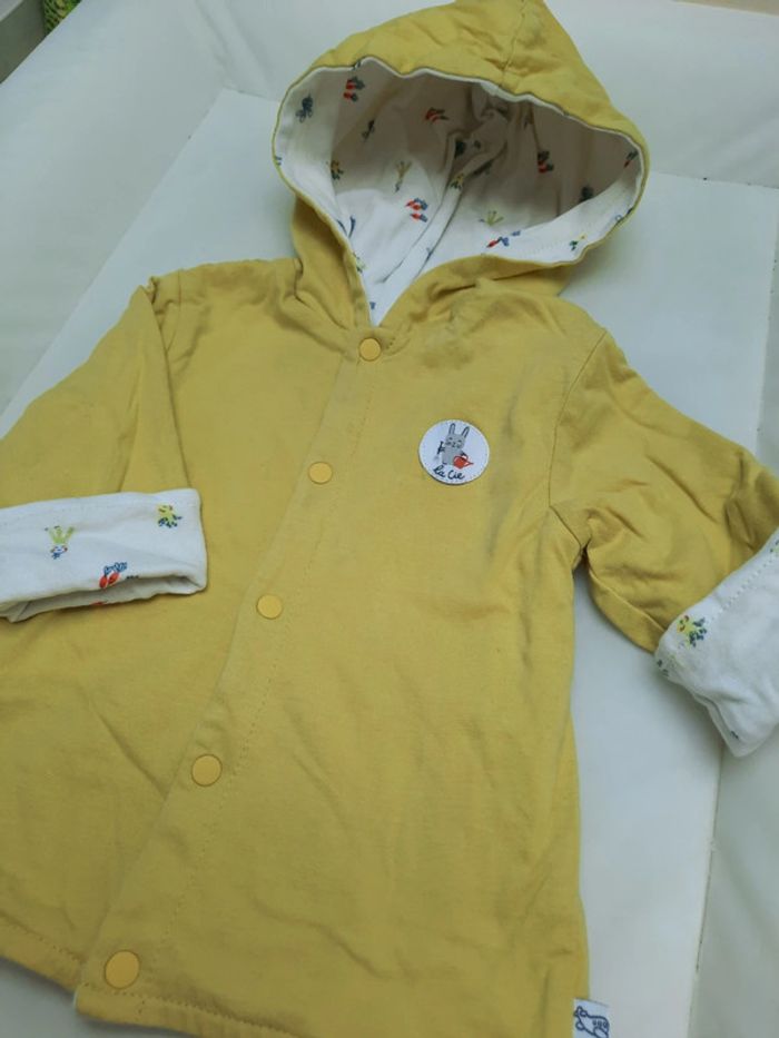 Gilet 9 mois reversible compagnie des petits - photo numéro 2