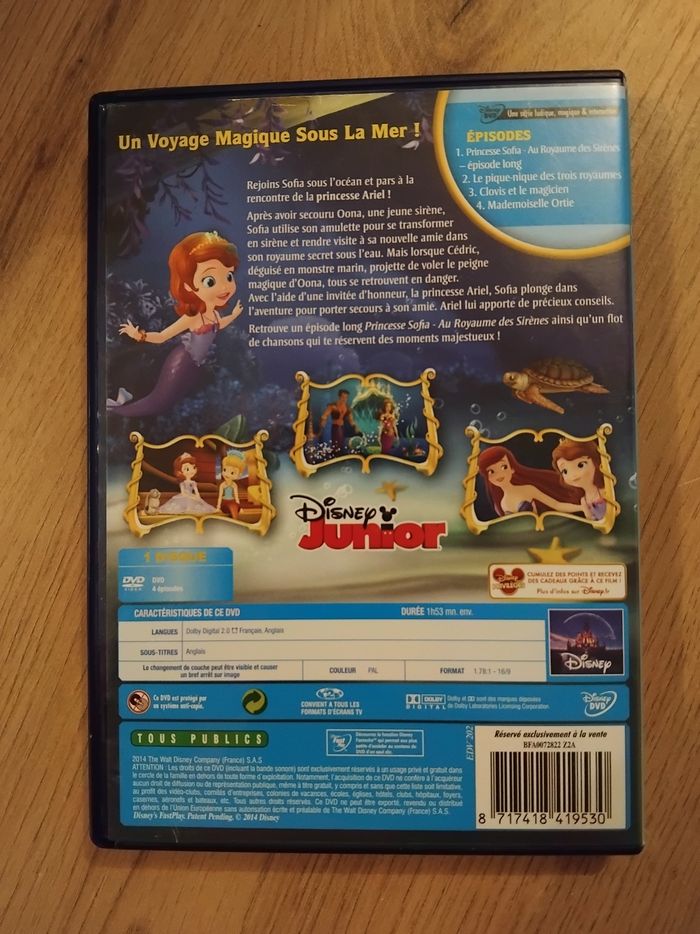 Dvd Princesse Sofia - photo numéro 2