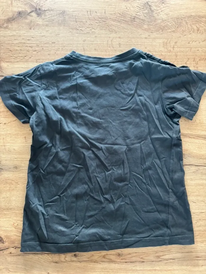 T-shirt garçon 8 ans in extenso gris - photo numéro 3