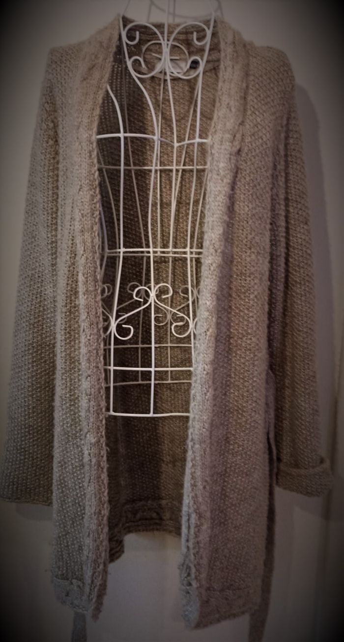 Gilet Long & Doux K.Woman - Maille Beige - photo numéro 5