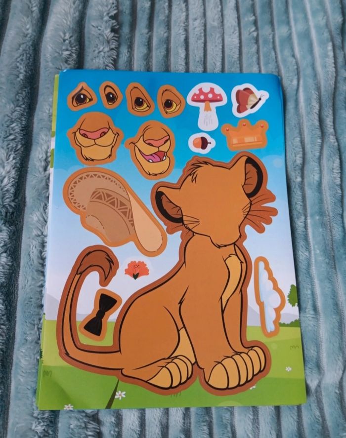 Lot 8  Stickers puzzle le roi lion - photo numéro 6