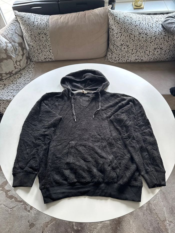 Sweat à capuche noir bouclette – Southern Spirit – Taille L