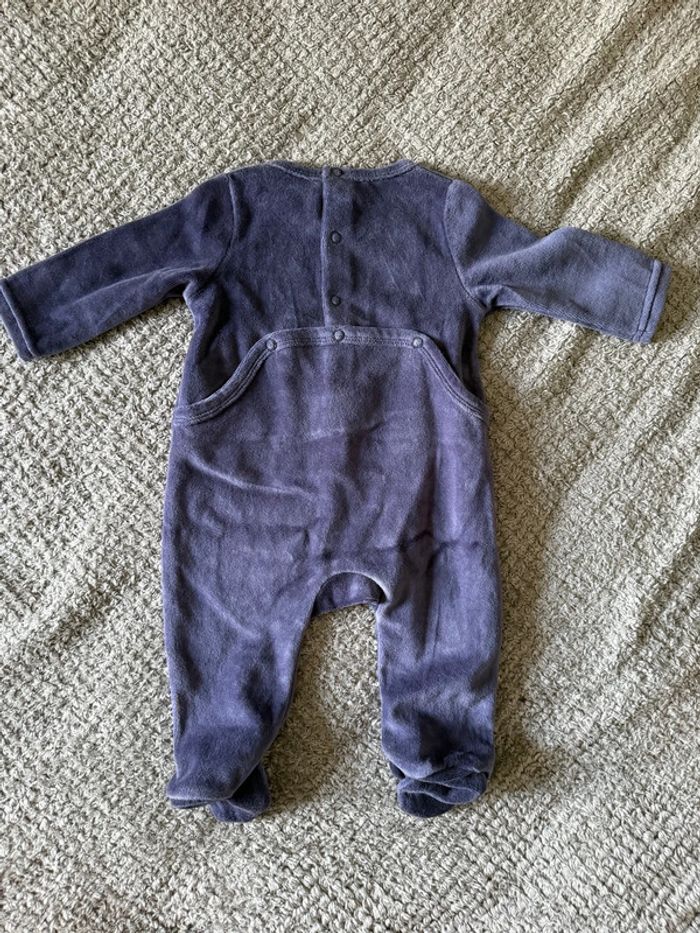 Pyjamas une pièces imprimées bébé rêveur (3mois) - photo numéro 2