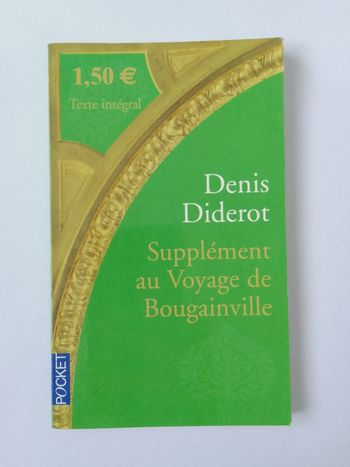 Denis Diderot - Supplément au voyage de Bougainville