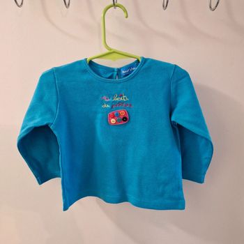 18 mois tee-shirt turquoise