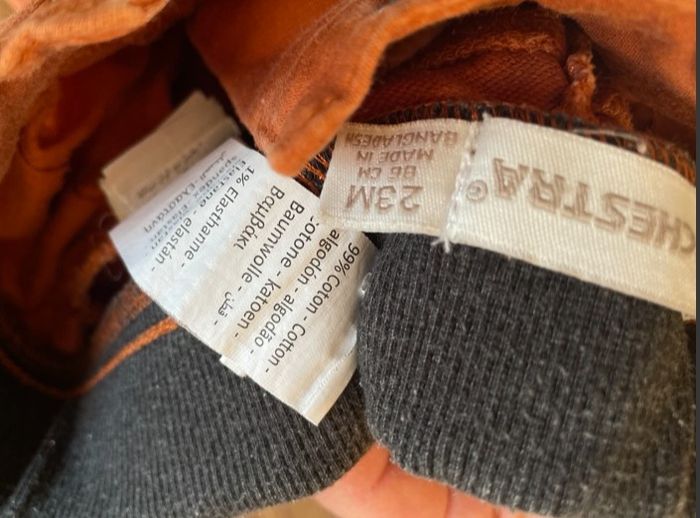 Pantalon élastiqué effet molleton 86cm 23m 2a - photo numéro 4