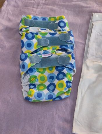 Lot de 3 couches lavables Blueberry Taille unique