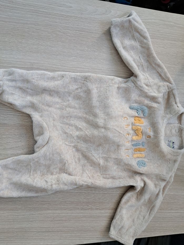 Lots de 7 pyjamas 1 mois - photo numéro 6
