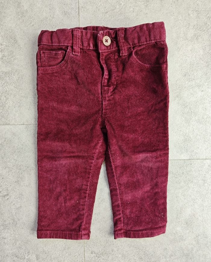 9 mois - pantalon velours côtelé fille  (Tex Baby)