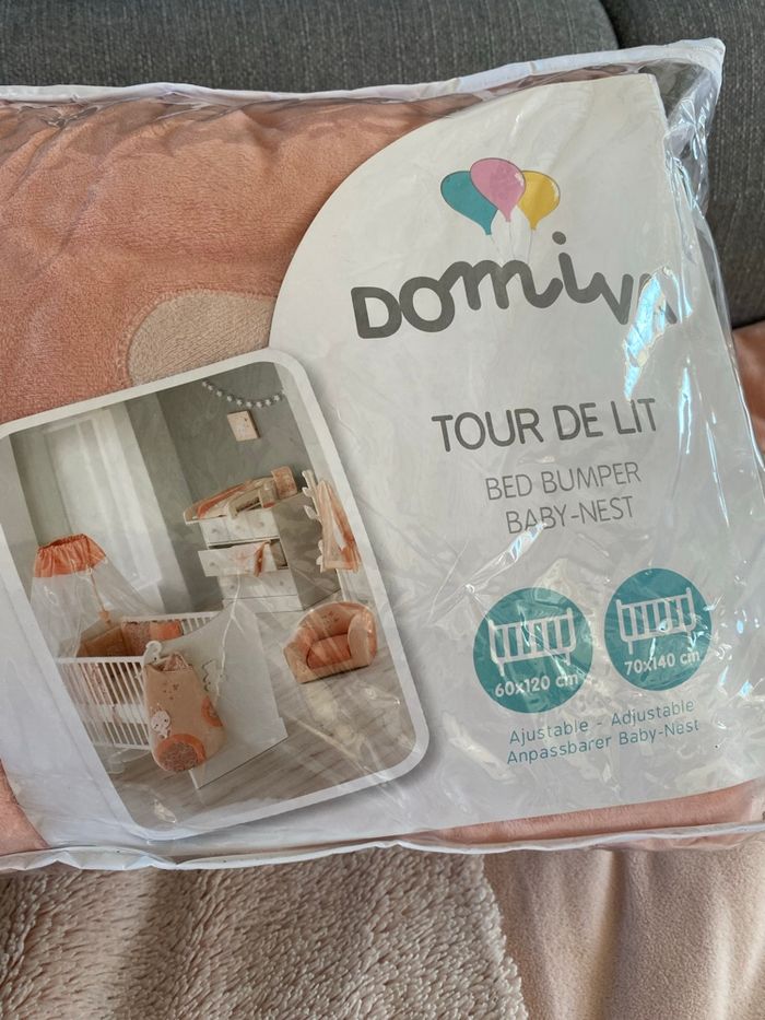 Tour de lit lapin câlin domiva - photo numéro 4