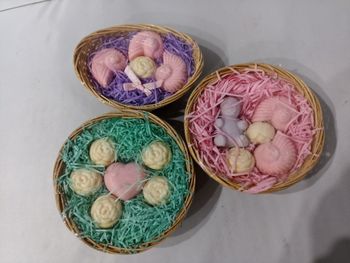 Lots 3 panières petits savons