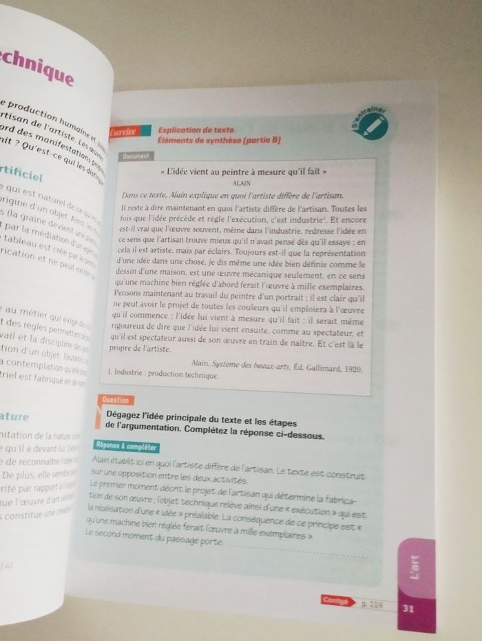 Livre Mémos réflexes philosophie enseignement commun terminale BAC stmg, st2ds.. - photo numéro 5
