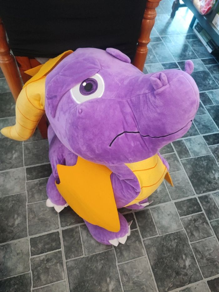 Rare Grande peluche 1 mètre spyro Activision xxl - photo numéro 12