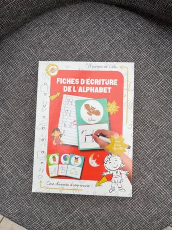 Fiches d’écriture de l’alphabet