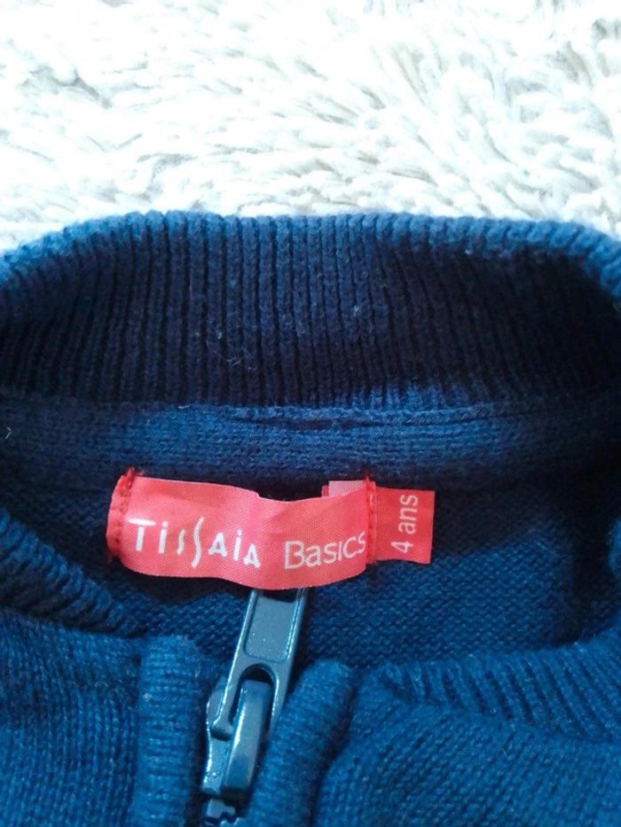 Gilet bleu marine 4 ans - photo numéro 2