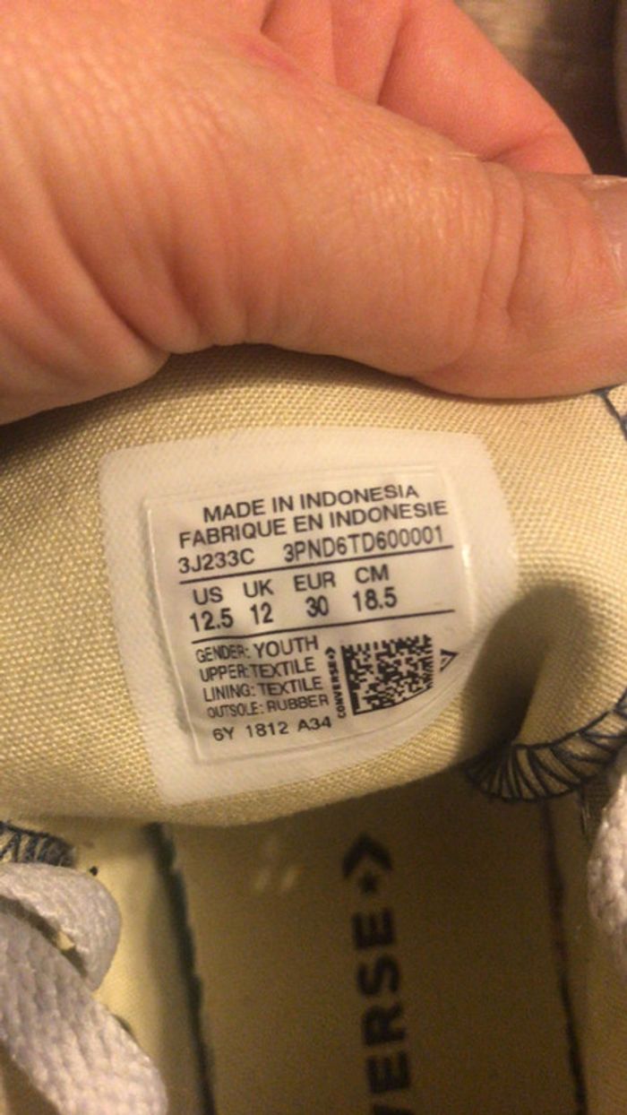 Converse bleu - photo numéro 6