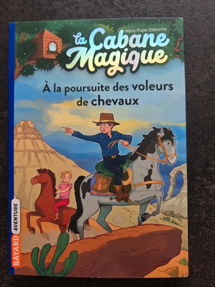 Livre cabane magique à la poursuite des voleurs de chevaux