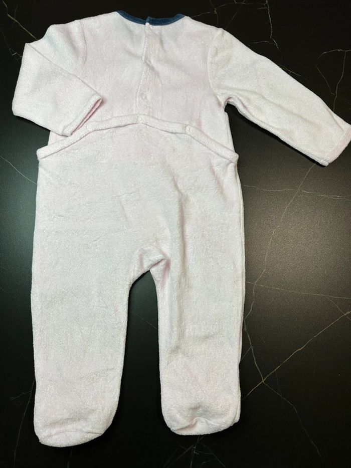 Pyjama/grenouillère velour lapins - photo numéro 4