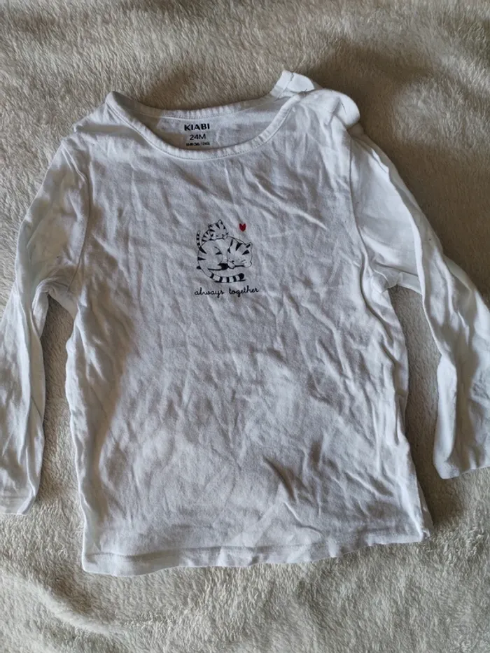Thee shirt manches longues 24 mois