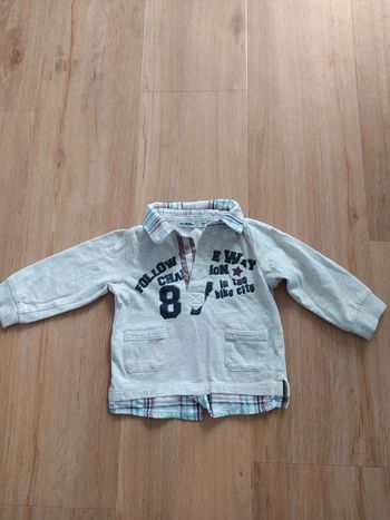 T-shirt manches longues tape à l'oeil 18 mois