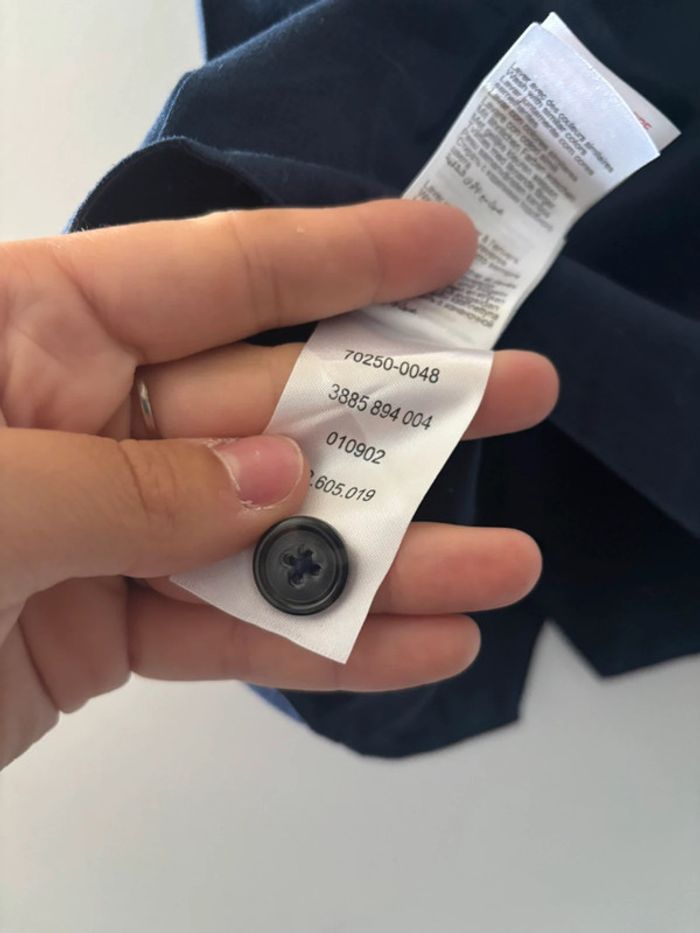 Gilet cérémonie bleu marine en lin 4A Verbaudet - photo numéro 7