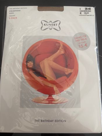 Lot de 2 collants Kunert “The Birthday Edition” Cashmere – Taille 38-40