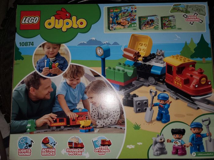 Train lego Duplo multifonction.