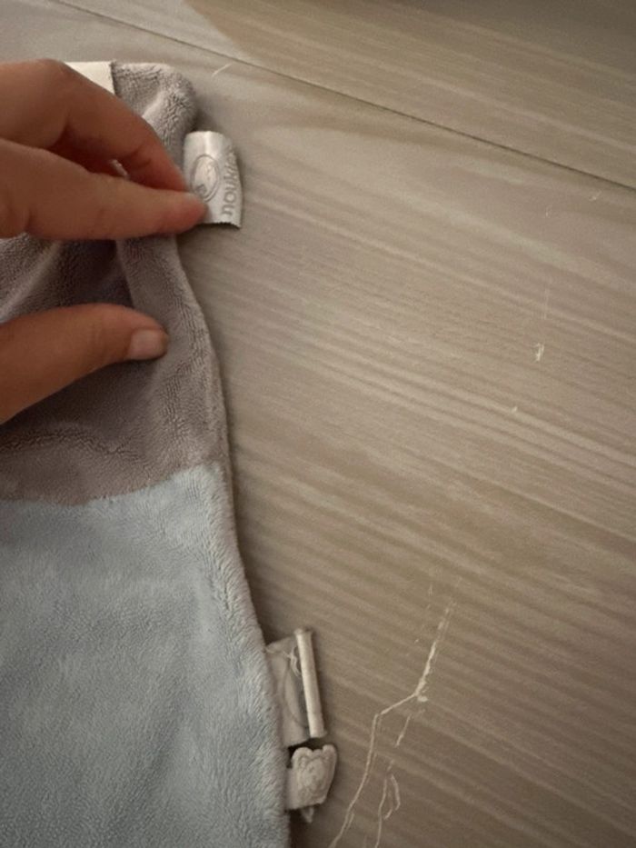 Doudou âne bleu gris étoiles Noukie's - photo numéro 5