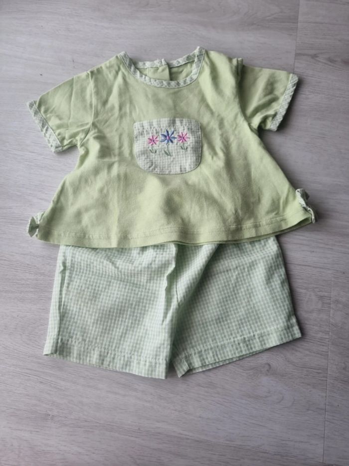 Ensemble fille 12 mois