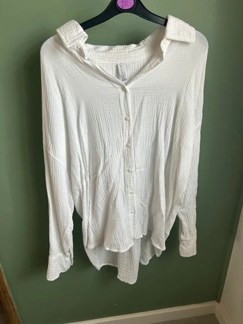 Chemise tunique gaze de coton