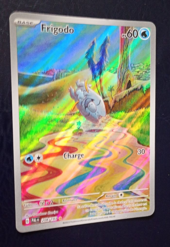 Carte pokémon Frigodo 208/193 Évolutions à Paldéa  Fr - photo numéro 2