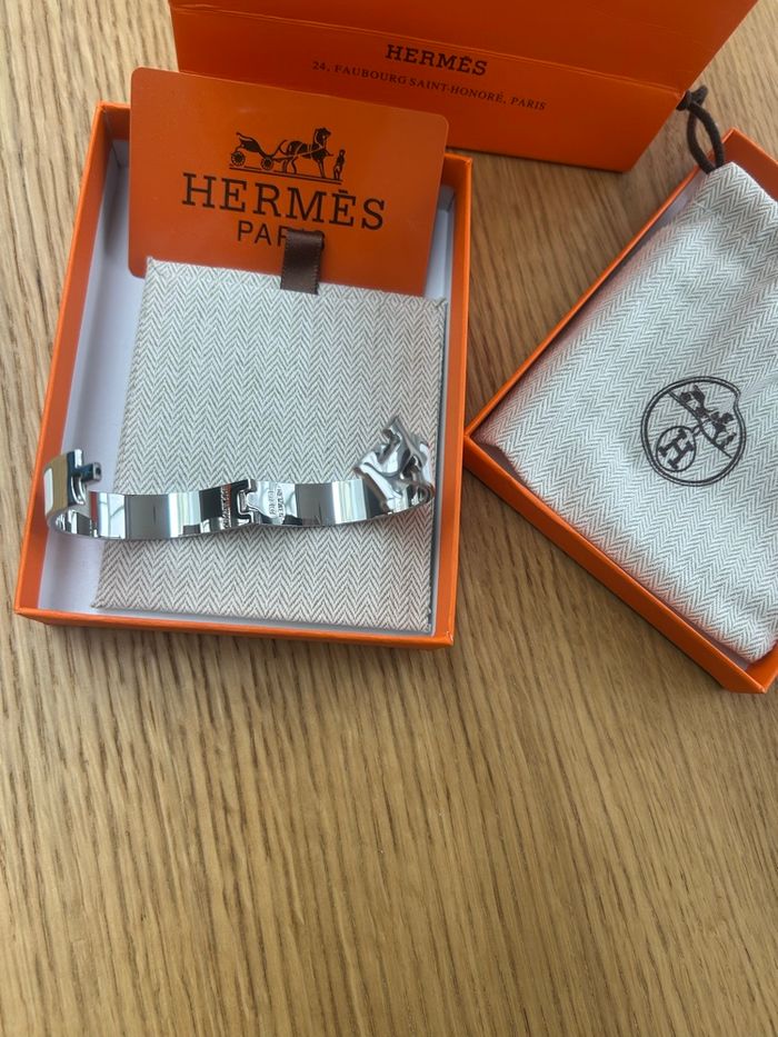Bracelet Hermès clic h blanc - photo numéro 7