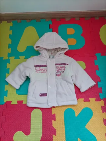Manteau polaire rose 3 mois